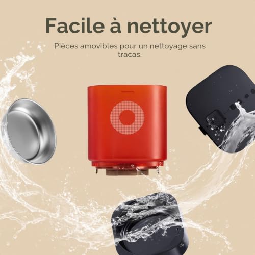 Distributeur Croquettes Chat Automatique avec Caméra, 6L, pour Chat et Petit Chien, Audio Bidirectionnel, Vision Nocturne, Contrôle via App WiFi 2.4G, Bol en Acier Inoxydable (Noir)