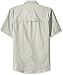 G.H. Bass & Co. Men's Explorer Point Collar Short Sleeve Fishing Shirt, Storm Grey, X-Large