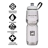 Polar Bottle Insulated Water Bottle 24 oz - 100% BPA-Free Cycling and Sports Water Bottle - Dishwasher & Freezer Safe (White, 24 Ounce)