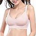 YFTMaternity 3PACK Full Bust Seamless Nursing Maternity Bras Bralette with Extra Bra Extenders & Clips