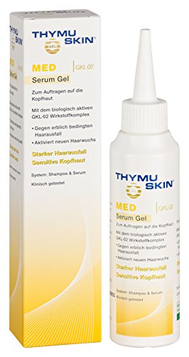 THYMUSKIN Med – Hair Care Peptides Serum (Step #2) for Hair Growth Due to Hair Loss – for Sensitive Hair and Scalp Conditions Where Balding is Already Present