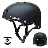 Gudook Skateboard Bicycle Helmet - Adult/Youth/Kids