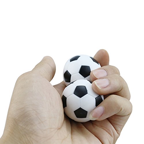 12pcs Acmer Mini Table Soccer Foosballs (white and black)