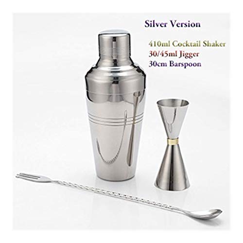 ARTFFEL Robustes Shaker-Bar-Set – mit doppeltem Messbecher und Rührlöffel gesund (Farbe: 1) – Bild 3