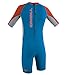 O'Neill Wetsuits Toddler 2 mm Spring Wetsuit, Blue/Grey/Red, 2