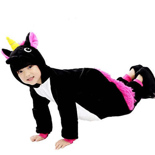 Kids Unicorn Kigurumi Pajamas Children's Unisex Cosplay Costume Onesie