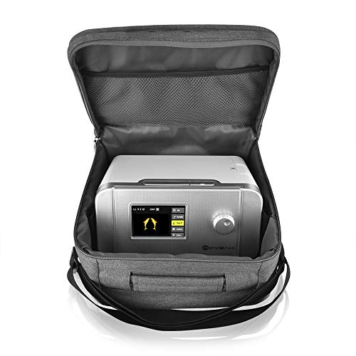 CPAP Travel Bag,9inch CPAP Carry Bag Multiple Accessory compartments Waterproof Shoulder Bag