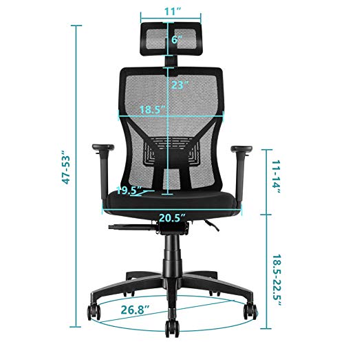 MOLENTS Ergonomic Executive Office Chair HighBack Computer Chair with