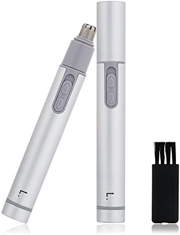 CNAIER Professional Ear &amp; Nose Trimmer, Stainless Steel Blades, Wet/Dry, Battery-Operated