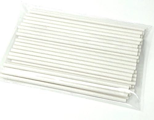 White Paper Straws by PodPaks® - 75/Pack Bulk