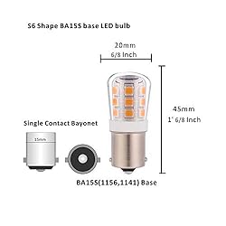 12V Low Voltage led Light Bulb BA15S 1156 1141 1073