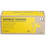 DYPER Bamboo Baby Diapers Size 1 Natural Honest