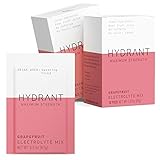 HYDRANT Hydration Drink Mix for Daily Energy Version 1, Electrolyte Powder, 20 Calories Per Serving, Vegan Drink, Hydration Made Easy, Grapefruit, Pack of 20