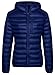 Wantdo Women's Packable Down Jacket Lightweight Puffer Jacket Hooded Winter Coat
