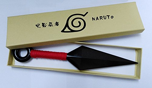 1Pcs Cosplay Naruto Ninja Weapons Props Naruto-big Kunai Toy Plastic 26Cm
