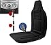 sojoy SJ120R009T Universal 12V Heated Car Seat/Cushion Warmer High/Low, 30 Mins Automatically Turn-off Timer, Black