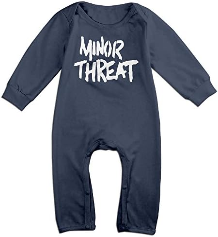 YOUD Newborn Minor-hreat Band Logo Long Sleeve Bodysuit Outfits 24 Months