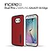 Incipio DualPro Dual Layer Protection Case for Samsung Galaxy S6 Edge (Red)