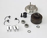 Signswise Fly Wheel + Clutch Shoe/Bell Nitro Engine Motor Clutch Set for 1/8 Scale Rc Cars
