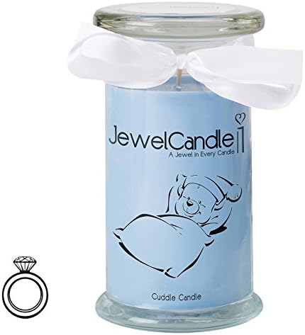 Jewelcandle Scented Candle Cuddle Candle With A 925 Sterling Silver