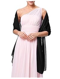 Kate Kasin KK229 encantadoras bufandas tipo chal para fiestas de suave gasa