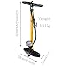 CyclingDeal High-Pressure Bicycle Bike Floor Air Pump Gauge Rapid T-Valve 160 Psi/11 Bar Automatically Reversible Presta and Schrader with Sports Ball Needle and Inflatable Device