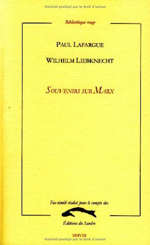 Souvenirs sur Marx