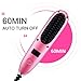Liaboe Straightener Brush, Mini Travel Size Hair Straightening Brush Negative Ion, Ceramic Heat Brush with LED Display Auto Temperature Lock, Anti-Scald Straightening Comb for All Hair Styling Types