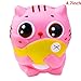 Chengcaifengye Kawaii Jumbo Slow Rising Squishies Cream Scented Relief Stress Squeeze Kid Toys Doll Gift for Fun Collection (Cat)