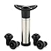 The Original United Wine Saver Pump Preserver with 4 Vacuum Bottle Stoppers - Stainless