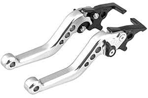 Dual Disc Brake Lever, 1 Pair CNC Multicolor Aluminum Motorcycle Double Disc Brake Lever Scooter Electric Bike Disc Brake Lev