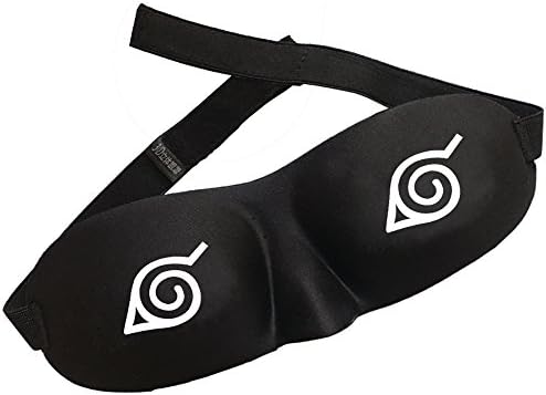 Anime Naruto Cosplay Comfortable Sleeping Mask Sleeping Eye Travel For Men, Women, Girls, Kids (B)