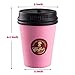 WATINC Kawaii 2pcs Jumbo Squishy coffee cup Squishy Slow Rising Sweet Scented Vent Charms Kid Toy Hand Hand Wrist Toy Gift, Stress Relief Toy Lovely Toy,Doll Gift Fun Large(2p coffee cup)