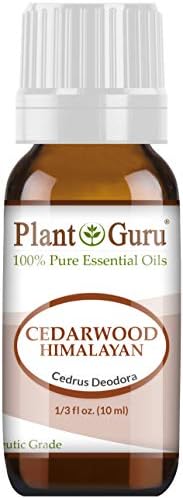 Cedarwood (Himalayan) Essential Oil 10 ml 100% Pure Undiluted Therapeutic Grade for Skin, Body and Hair Growth. Great for Aromatherapy Diffuser and DIY Soap Making