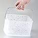 InterDesign Blumz Household Storage Basket with Handle for Bathroom, Beauty Supplies and Health Products - Small (6.7