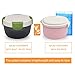 CHAUDER Reusable Salad Container To Go for Lunch with Dressing Dispenser and Ice Pack, 5 Cup Large Capacity Mixing Bowl, PVC, BPA-Free, FDA Passed, Perfect for Women, Men, Kids, With Fork