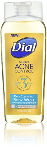 Dial Acne Control Deep Cleansing Body Wash, 12 fl oz