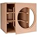 Knock-Down MDF 4.0 ft179; Subwoofer Cabinet for Dayton Audio 18