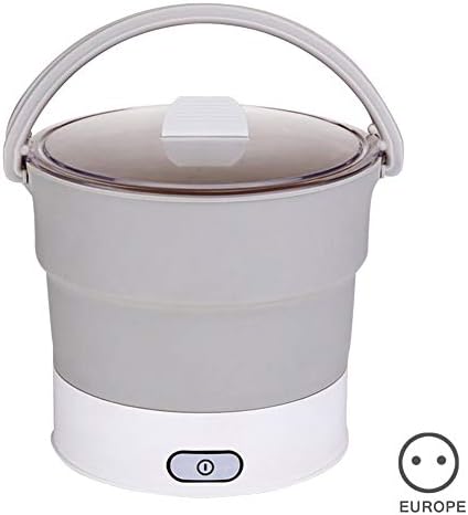 Glomixs Foldable Electric Portable Hot Pot Cooker Kettle Steamer Boil Dual Voltage for Kitchen