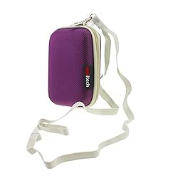 Navitech Purple Hard Protective Earphone Case