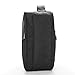 MoreTeam Travel Shoe Bag 3 in 1 Shoe Organizer Space Saving Storage Bags Tote Pouch with Zipper for Men Women (Black)