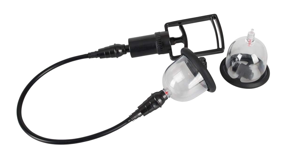 Bad Kitty Bad Kitty Vibrating Nipple Cups Transparent/Black 56 cm