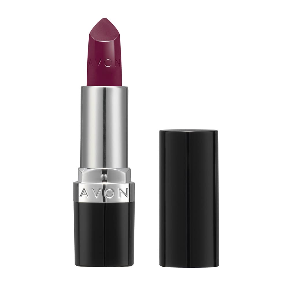 Avon Ultra Satin Lipstick Wine With Everything with Vitamin E, Avocado Oil and Sesame Oil for Creamy Rich Colour with a Satin Finish