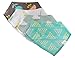 Sunny Sprouts Baby Bandana Drool Bibs for Drooling and Teething 4 Pack Gift Set (Scandinavian Set)