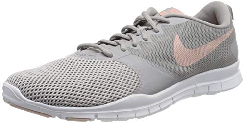 Nike Wmns Nike Flex Essential Tr, Women’s Gymnastics Shoes, Atmosphere Grey/Pink Quartz/Echo Pink/Vapste Grey/White 009, 9.5 UK (44.5 EU)