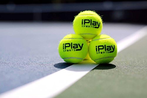 iPlaySports (12) Pressureless Tennis Balls with Mesh Carry Bag