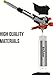 Culinary Torch by JR Kitchen – Double Flame Crème Brûlée Butane Torch - Fast & Uniform Browning, Charring, Caramelisation or Searing – Impress Guests with Incredible Dishes