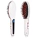 #1 Hair Brush Straightening Brush - Angel Kiss Hair Straightener Electric Heating Ceramic Comb Digital Anion Hair Care, Anti-Scald Effective Detangling Silky Hair Brush White Nasv100