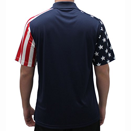 Men's Stars \u0026 Stripes Polo T-Shirt: Buy 