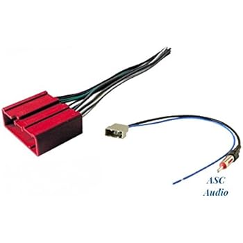 Amazon.com: ASC Audio Car Stereo Wire Harness and Antenna Adapter to